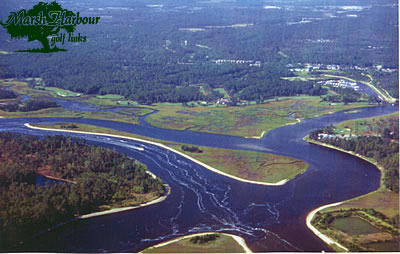 Marsh Harbour Golf Course Aerial Photo located in Calabash NC near Marsh Harbour Golf Course Aerial Photo located in Calabash NC near